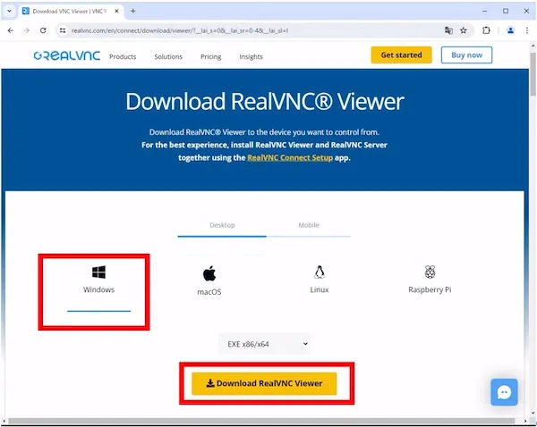 RealVNC Dowanload