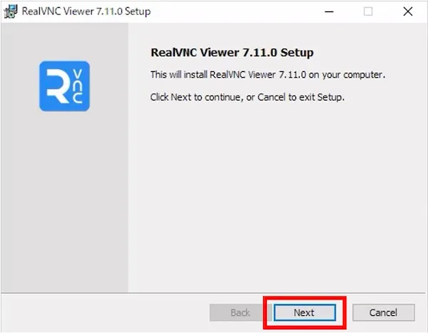 VNC セットアップ1