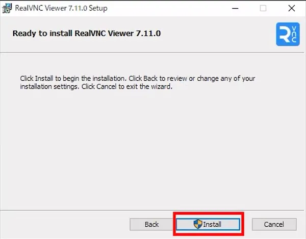 VNCセットアップ4